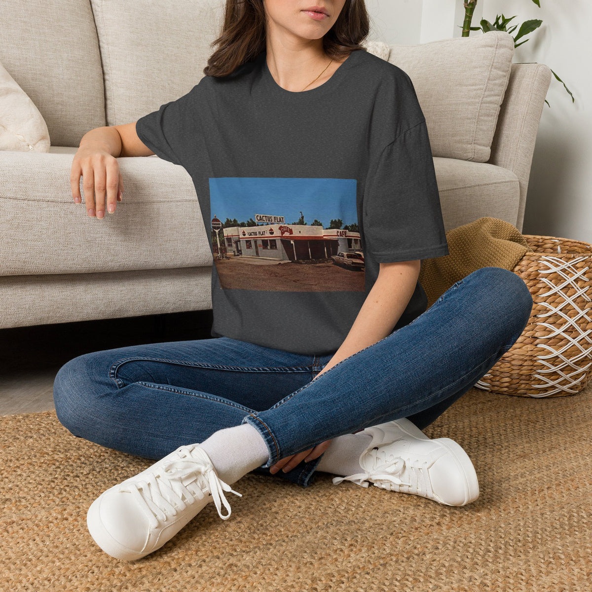 Vintage cactus flat  T-Shirt