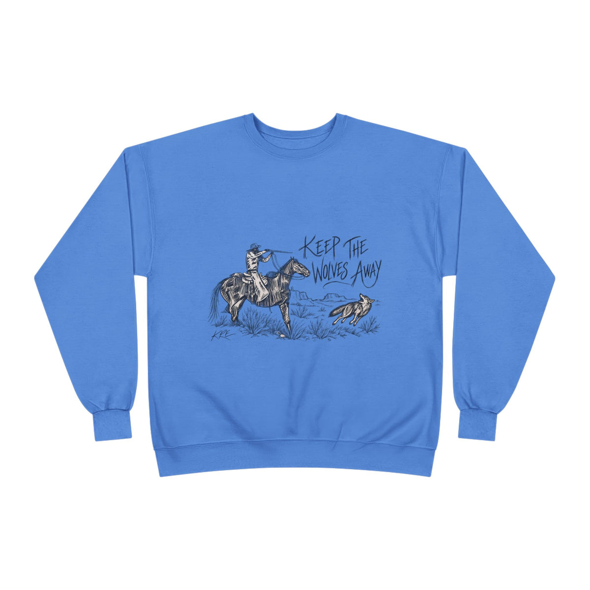 Keep the wolves away crewneck