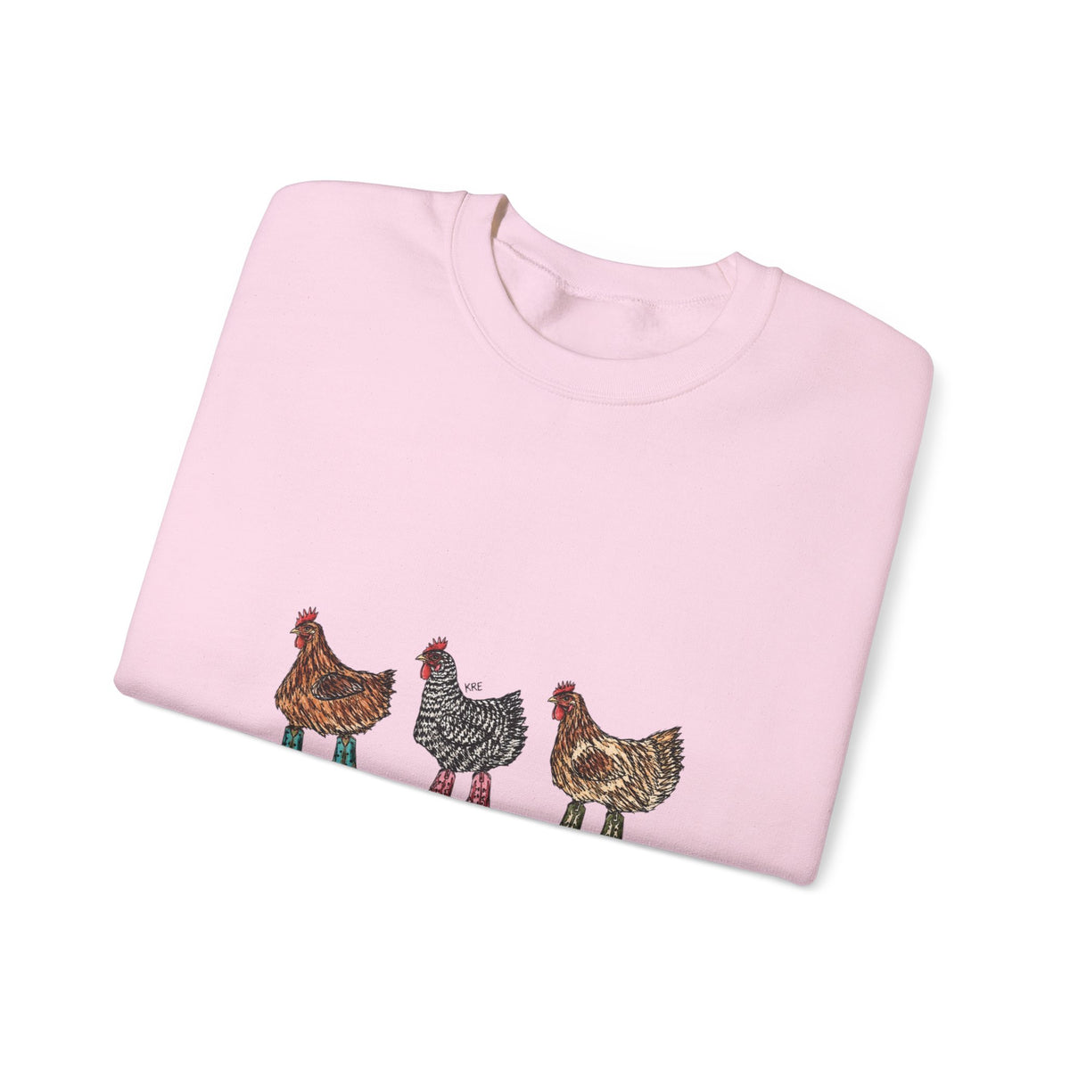 Cowboy chickens crewneck