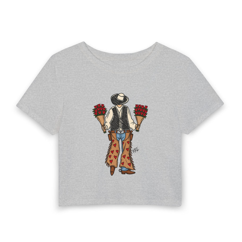 A cowboys love woman’s baby tee