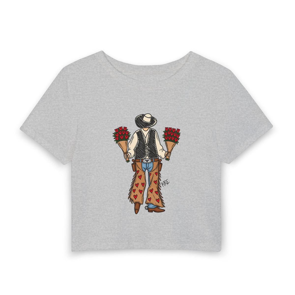 A cowboys love woman’s baby tee