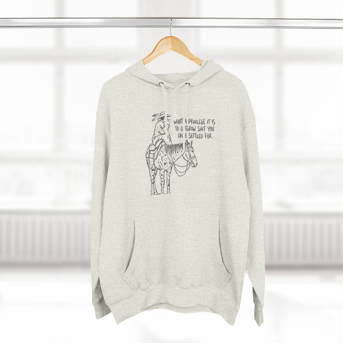 What a privilege fleece hoodie