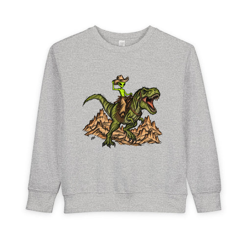 Alien outlaw toddler crewneck