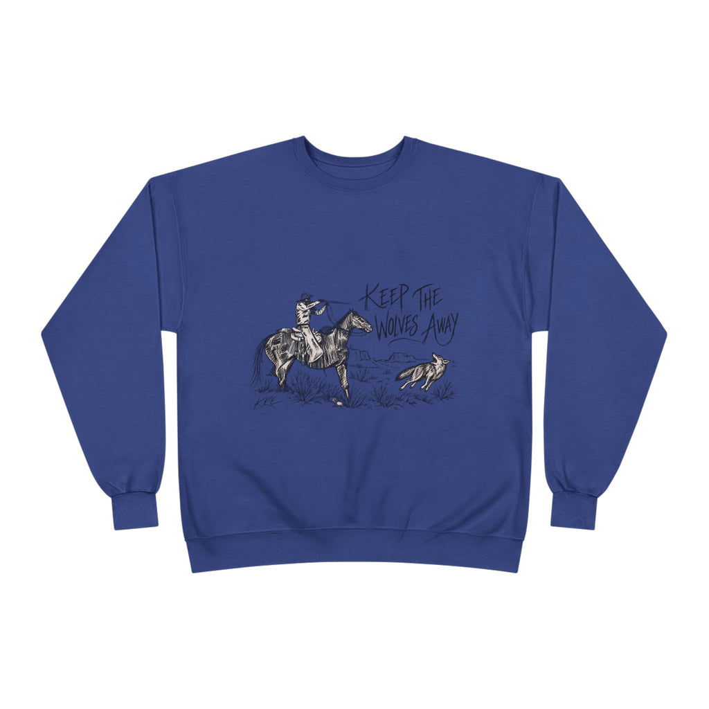 Keep the wolves away crewneck