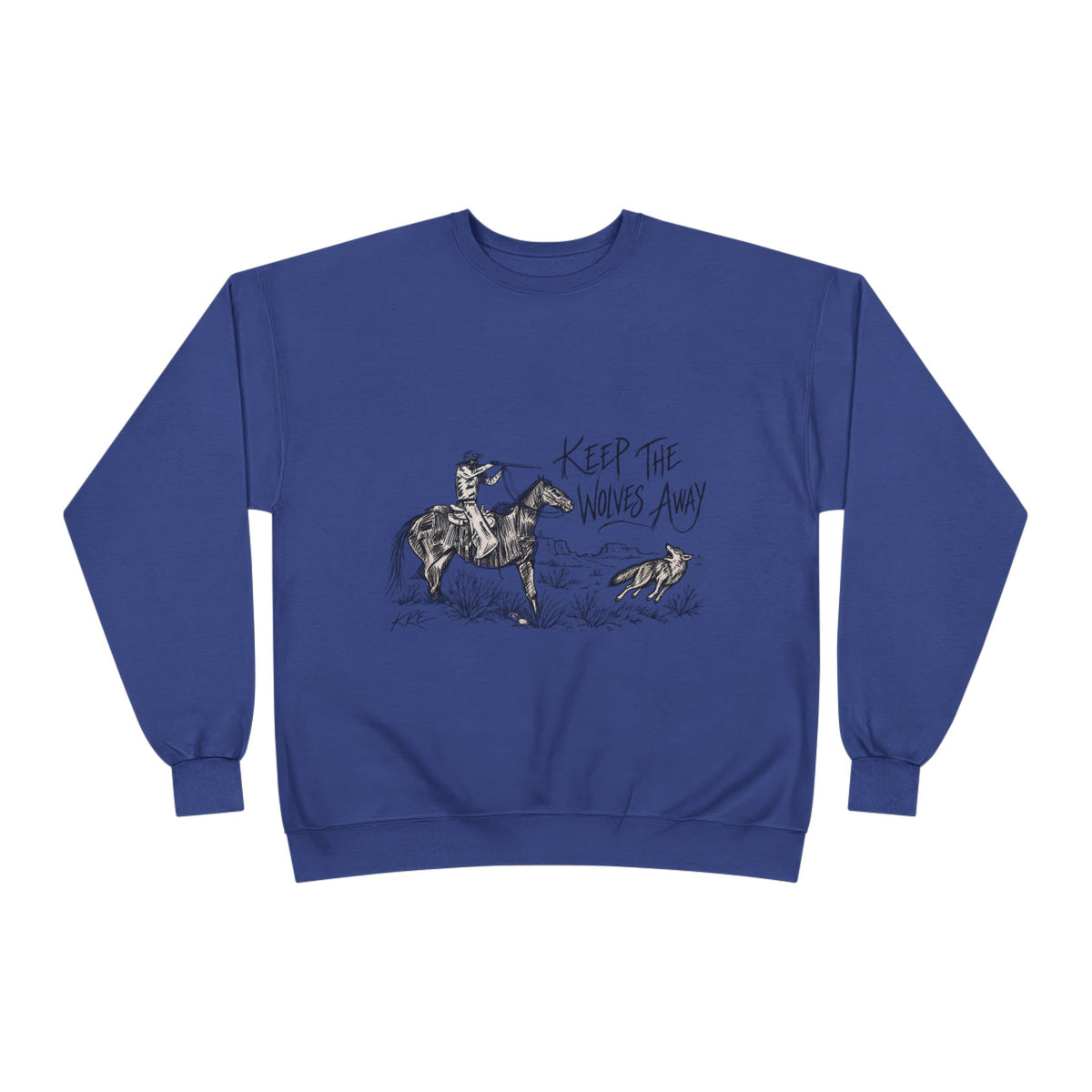 Keep the wolves away crewneck