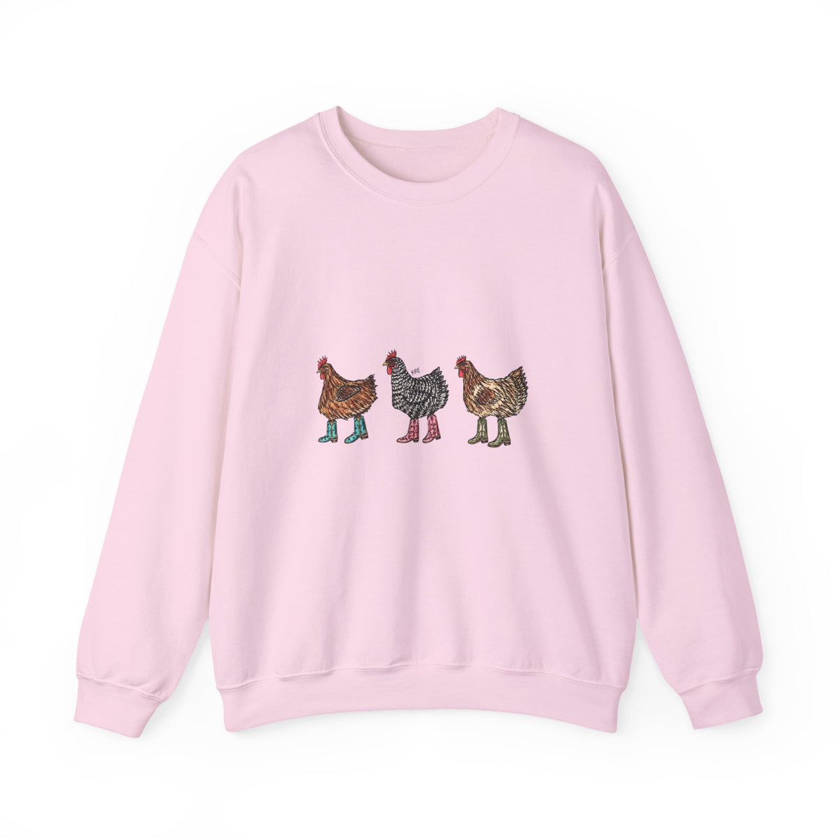 Cowboy chickens crewneck