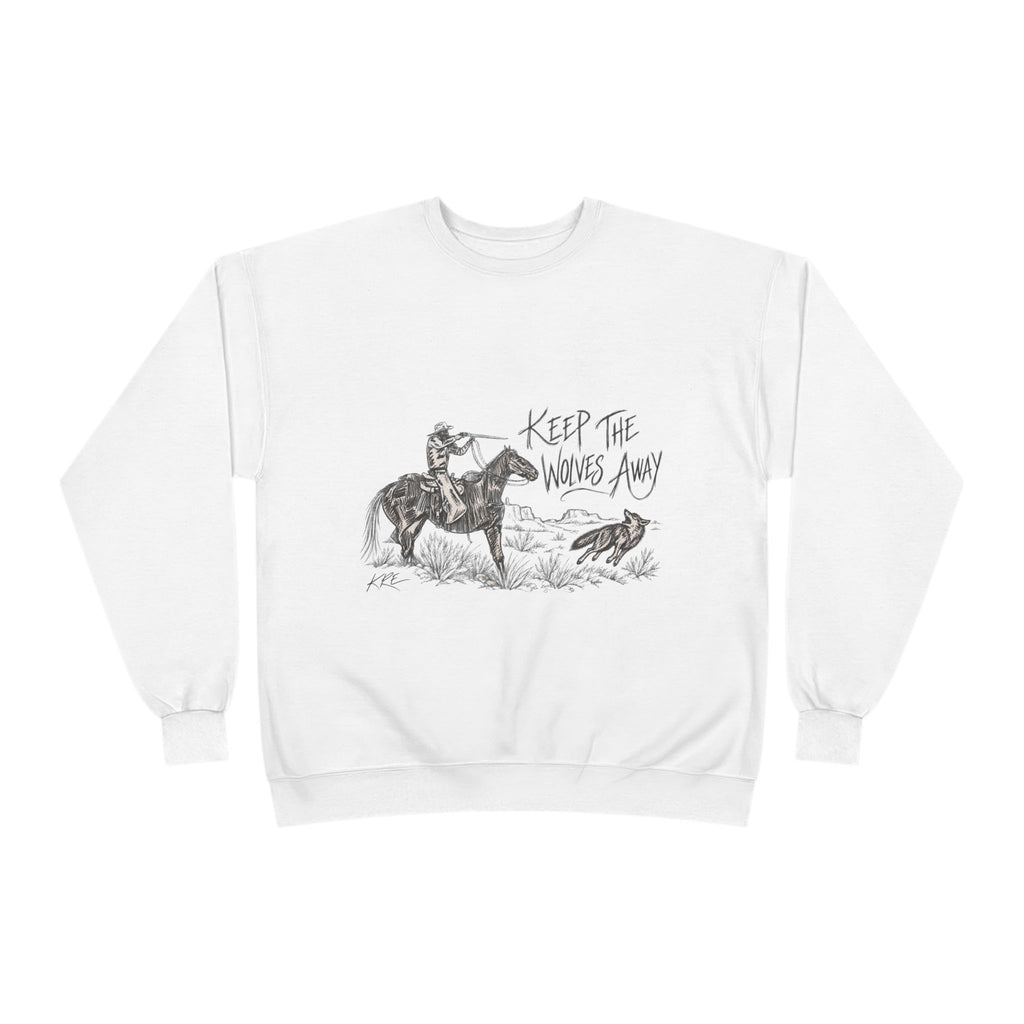 Keep the wolves away crewneck