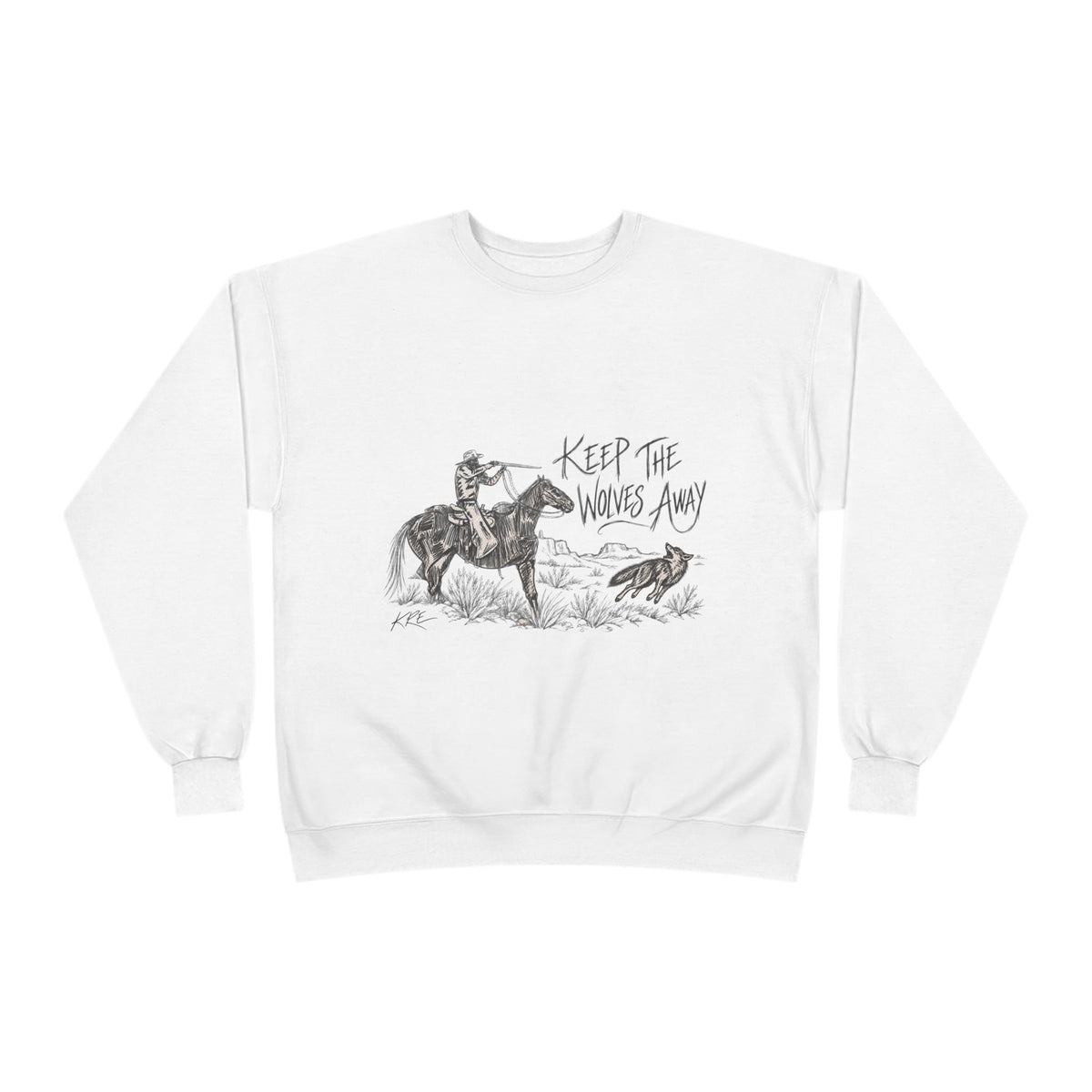 Keep the wolves away crewneck
