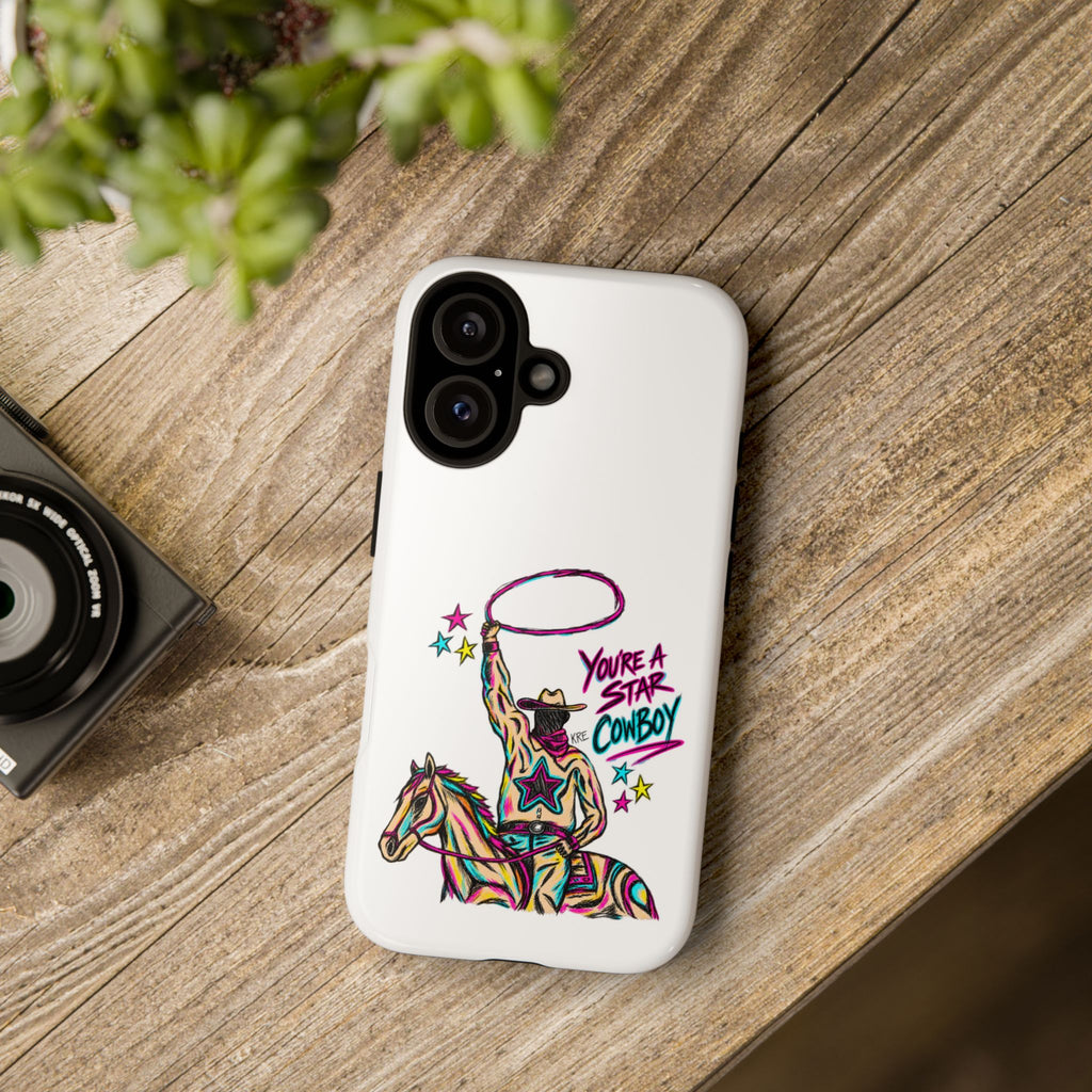 Star cowboy phone case