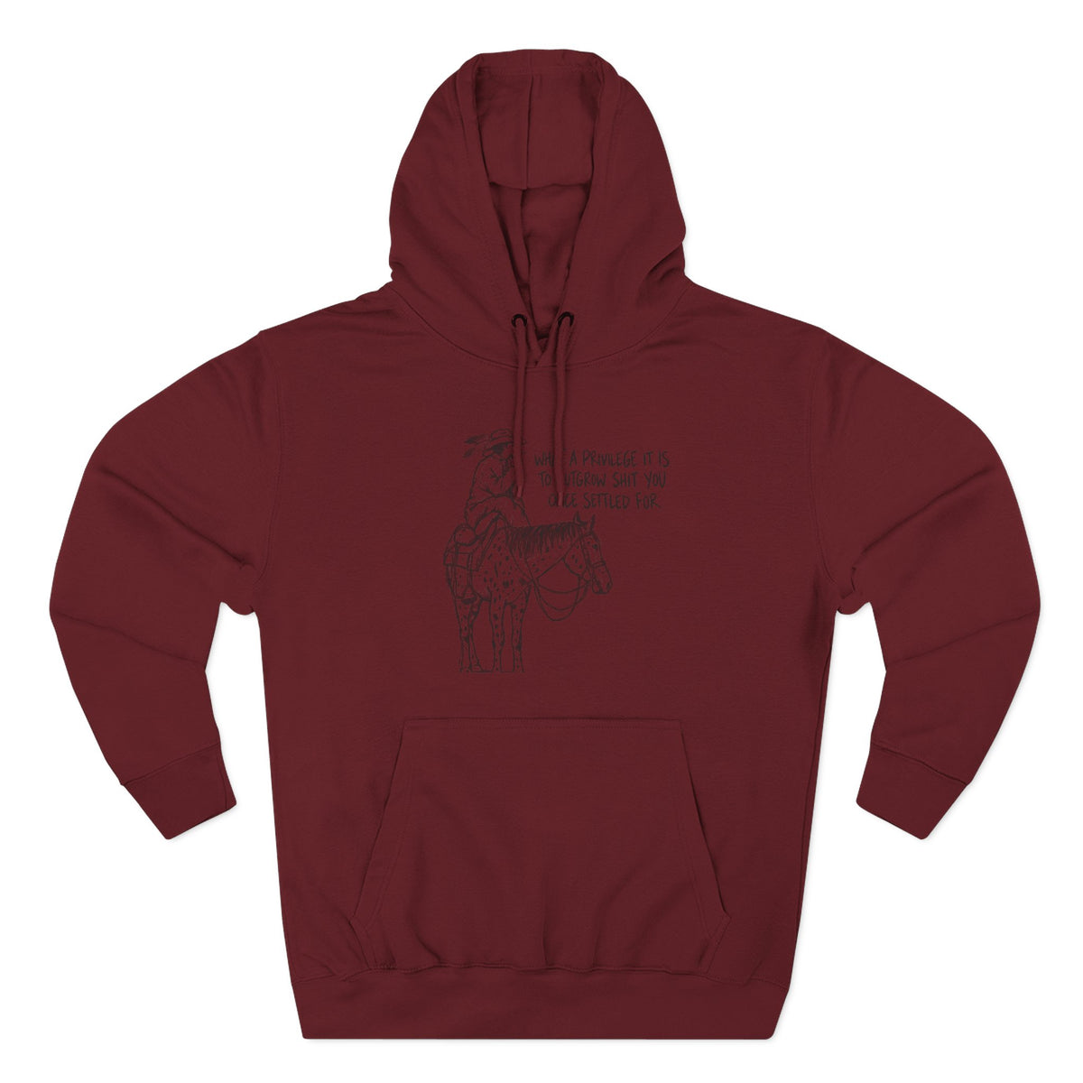 What a privilege fleece hoodie