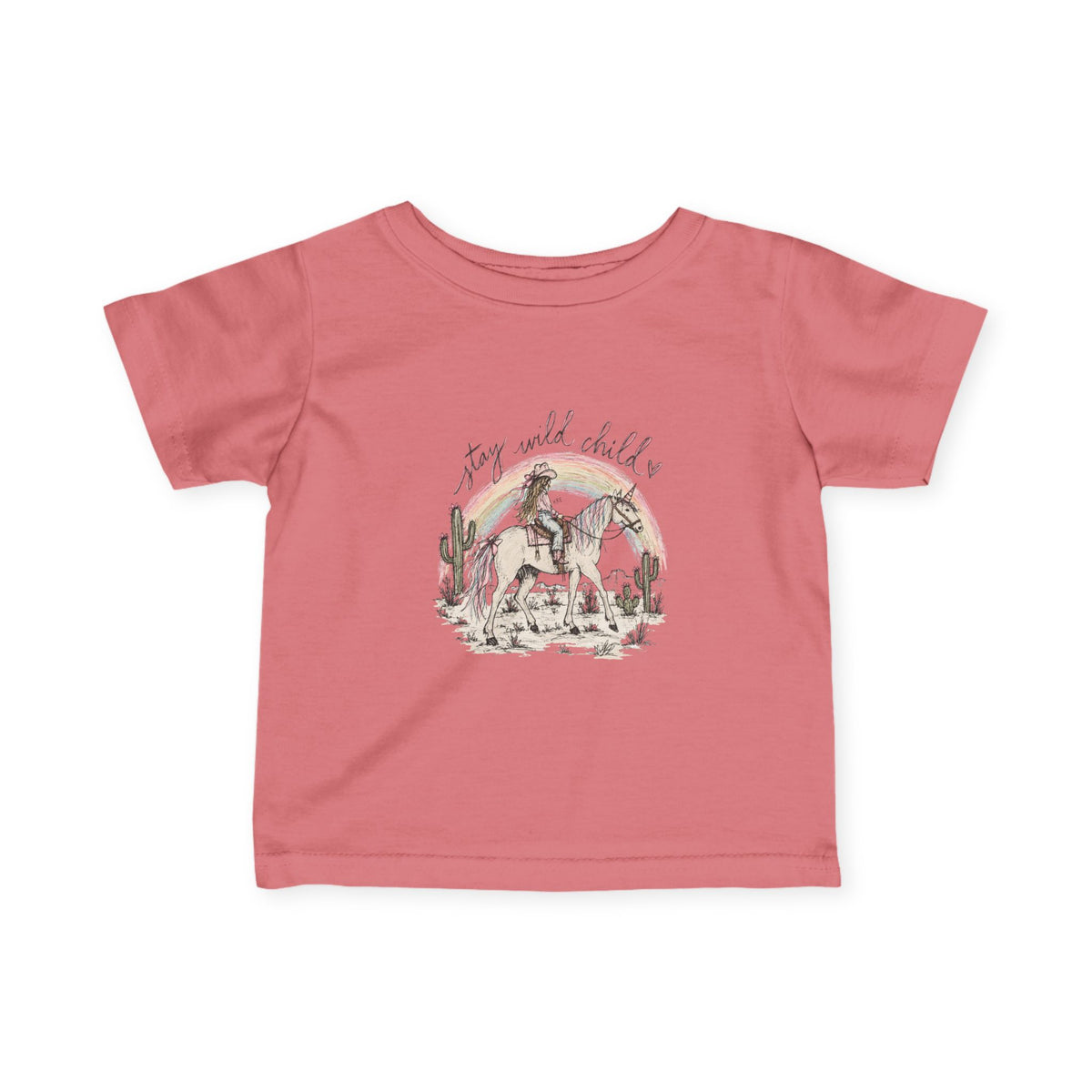 stay wild child infant tee