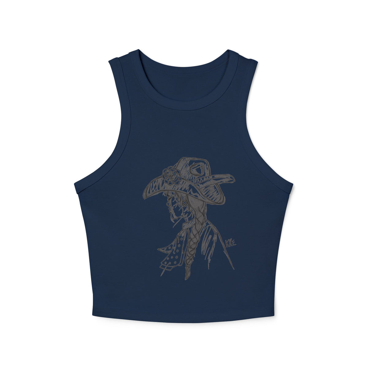 Prairie rose Women's Micro Rib Racer Tank Top