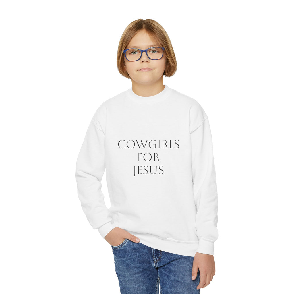 Cowgirls for Jesus Youth Crewneck Sweatshirt