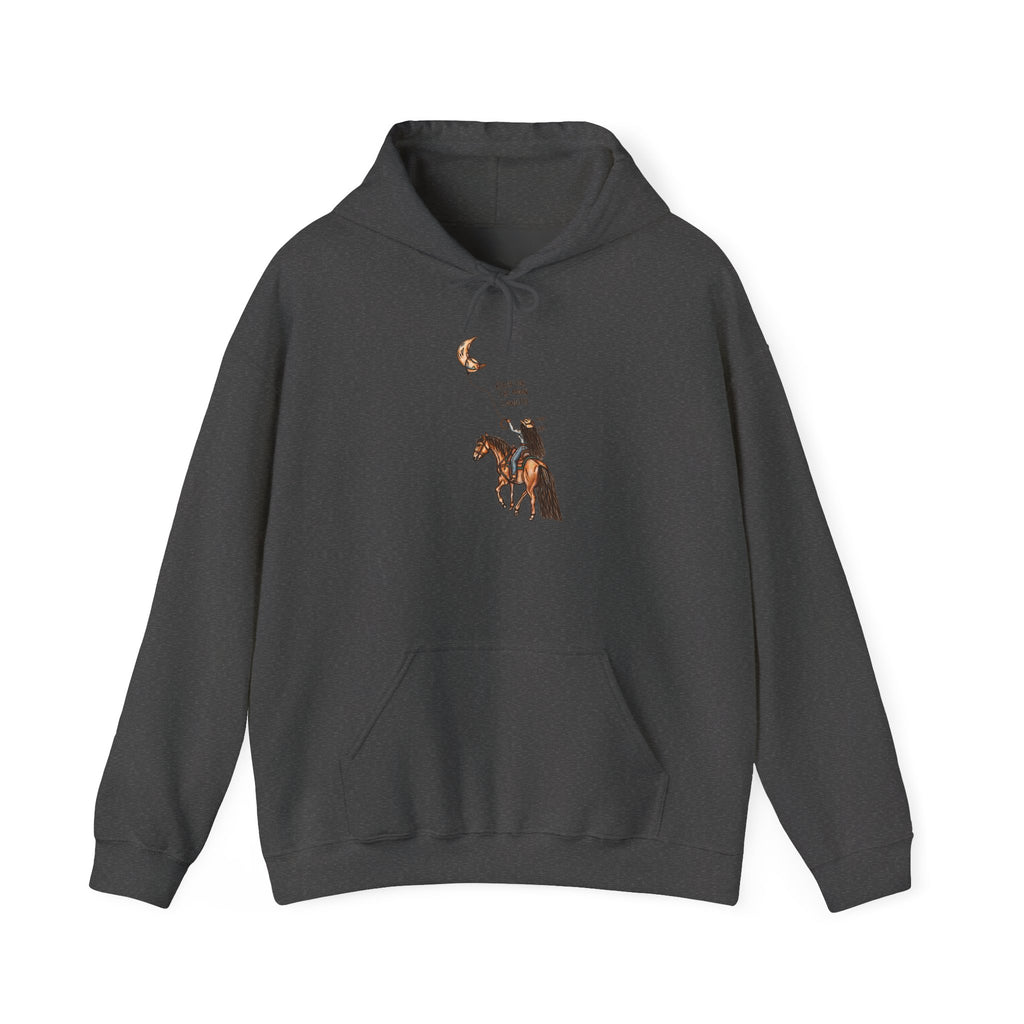 Reach for the moon cowgirl hoodie