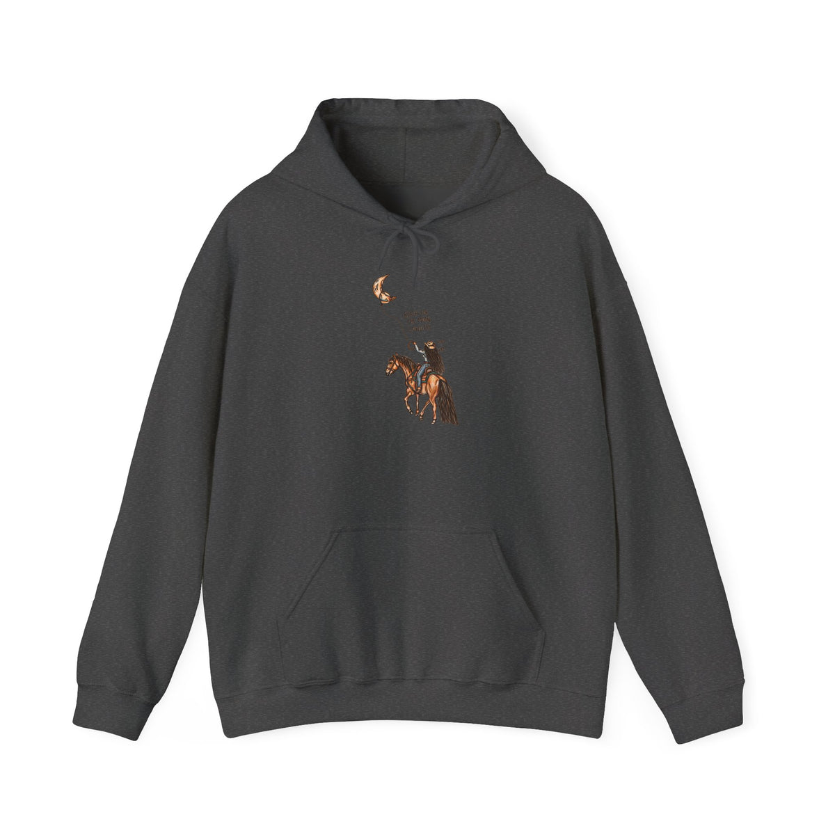 Reach for the moon cowgirl hoodie