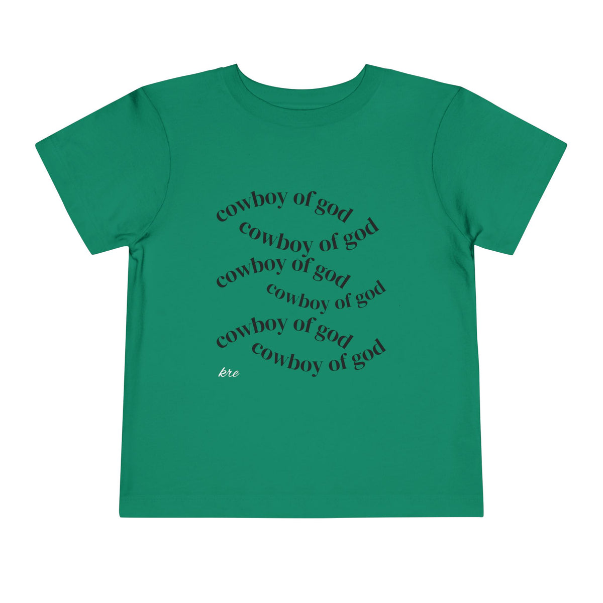 Cowboy of god Toddler Short Sleeve Tee