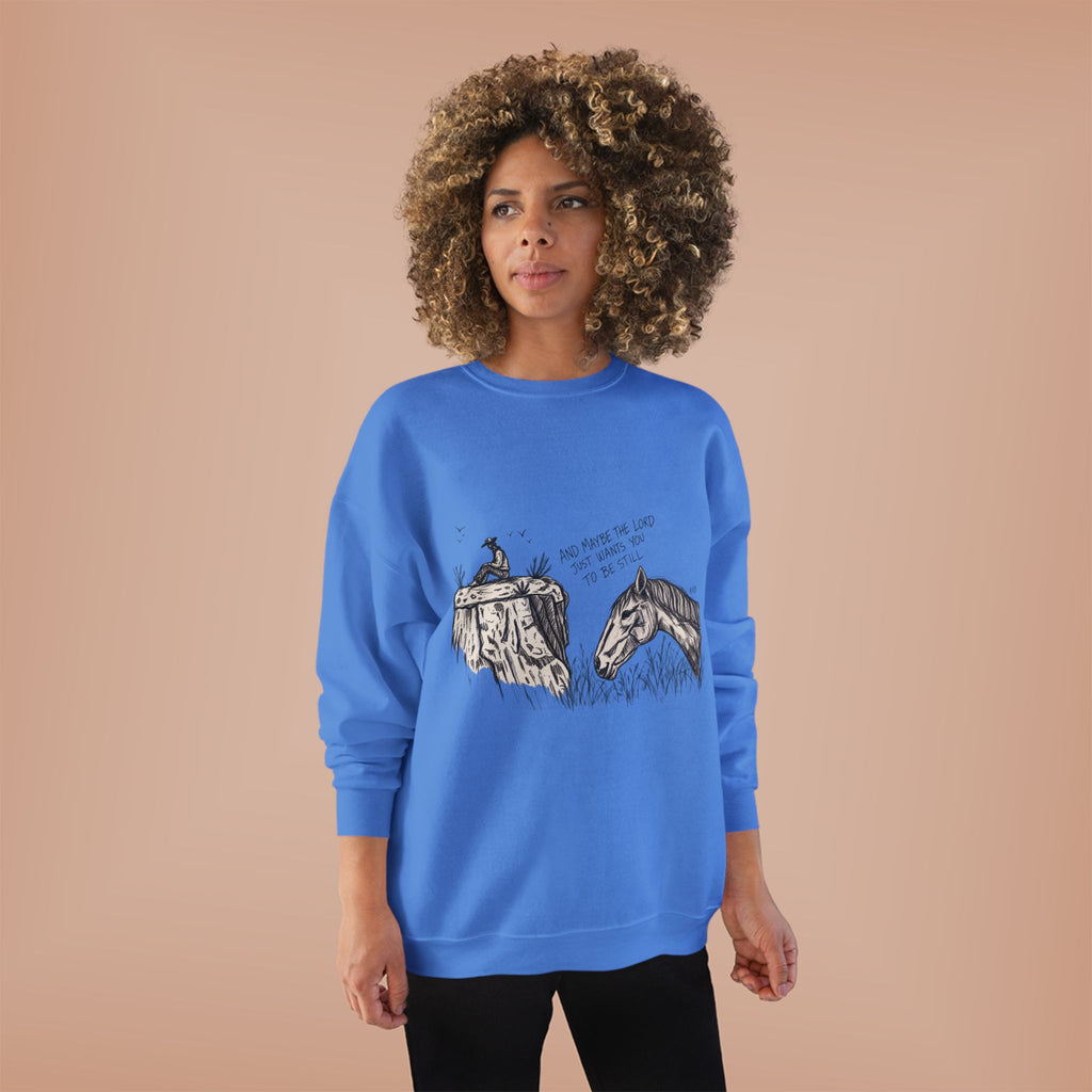 In the stillness crewneck