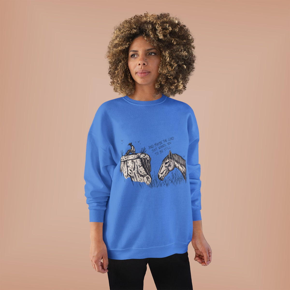 In the stillness crewneck