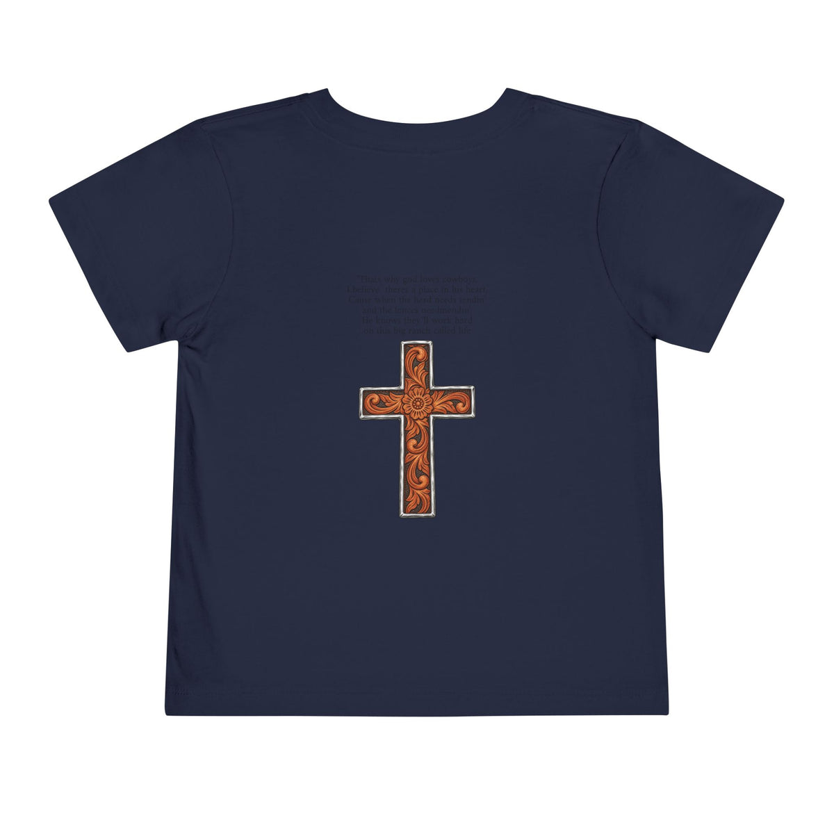 Cowboy of god Toddler Short Sleeve Tee