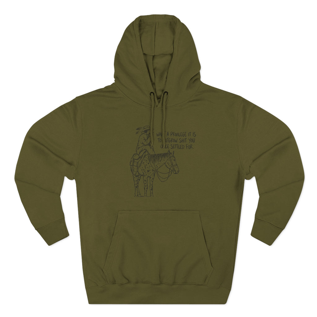 What a privilege fleece hoodie