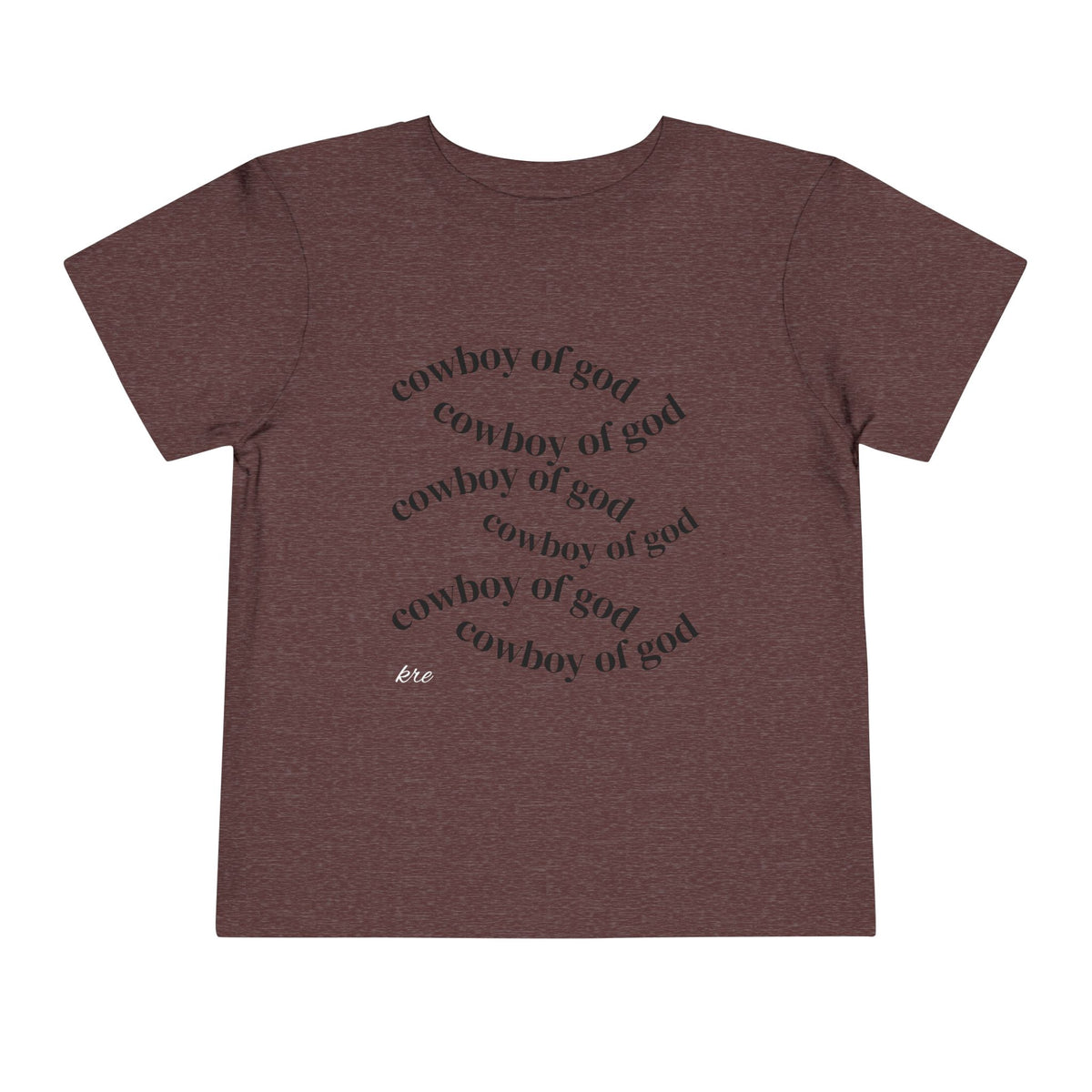 Cowboy of god Toddler Short Sleeve Tee