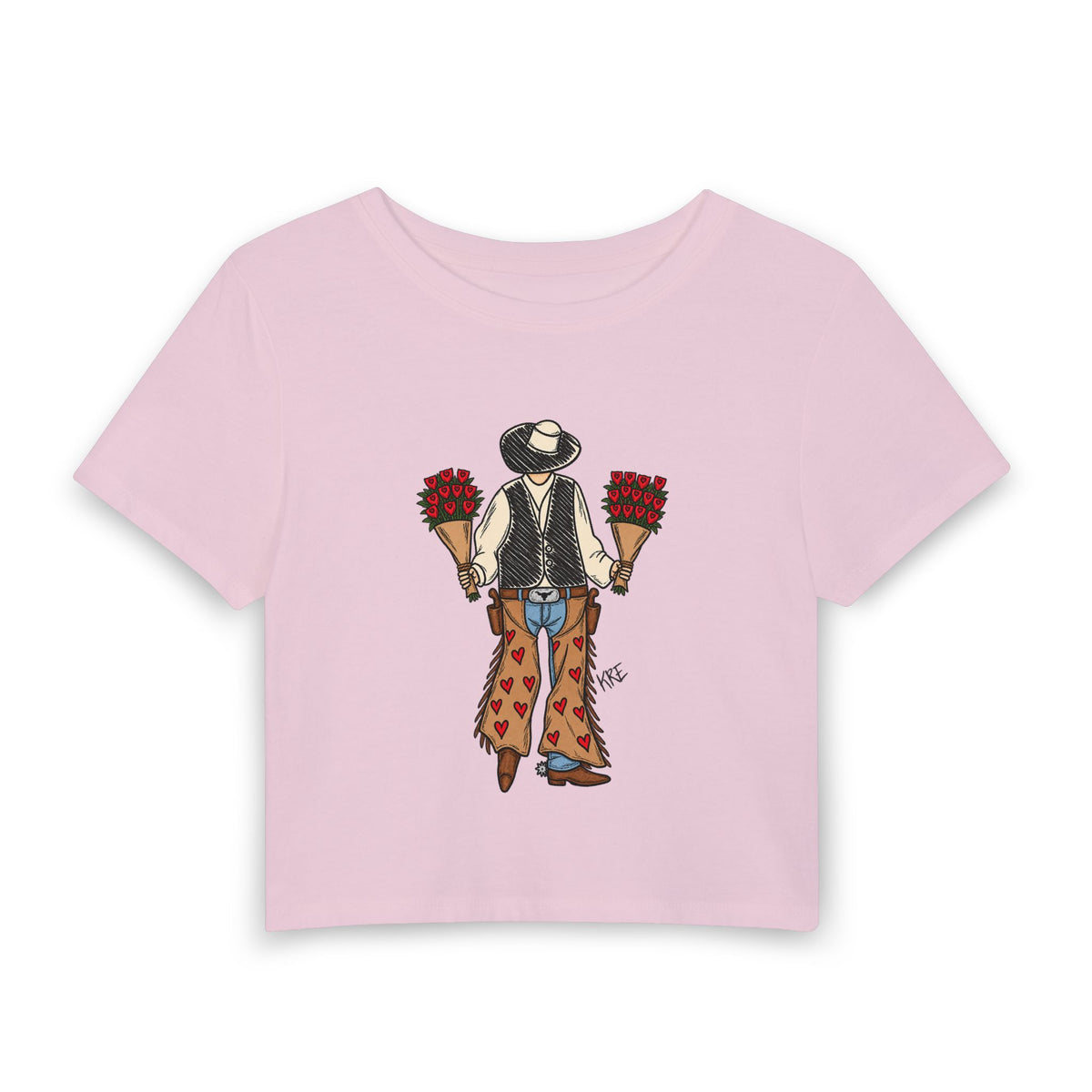 A cowboys love woman’s baby tee