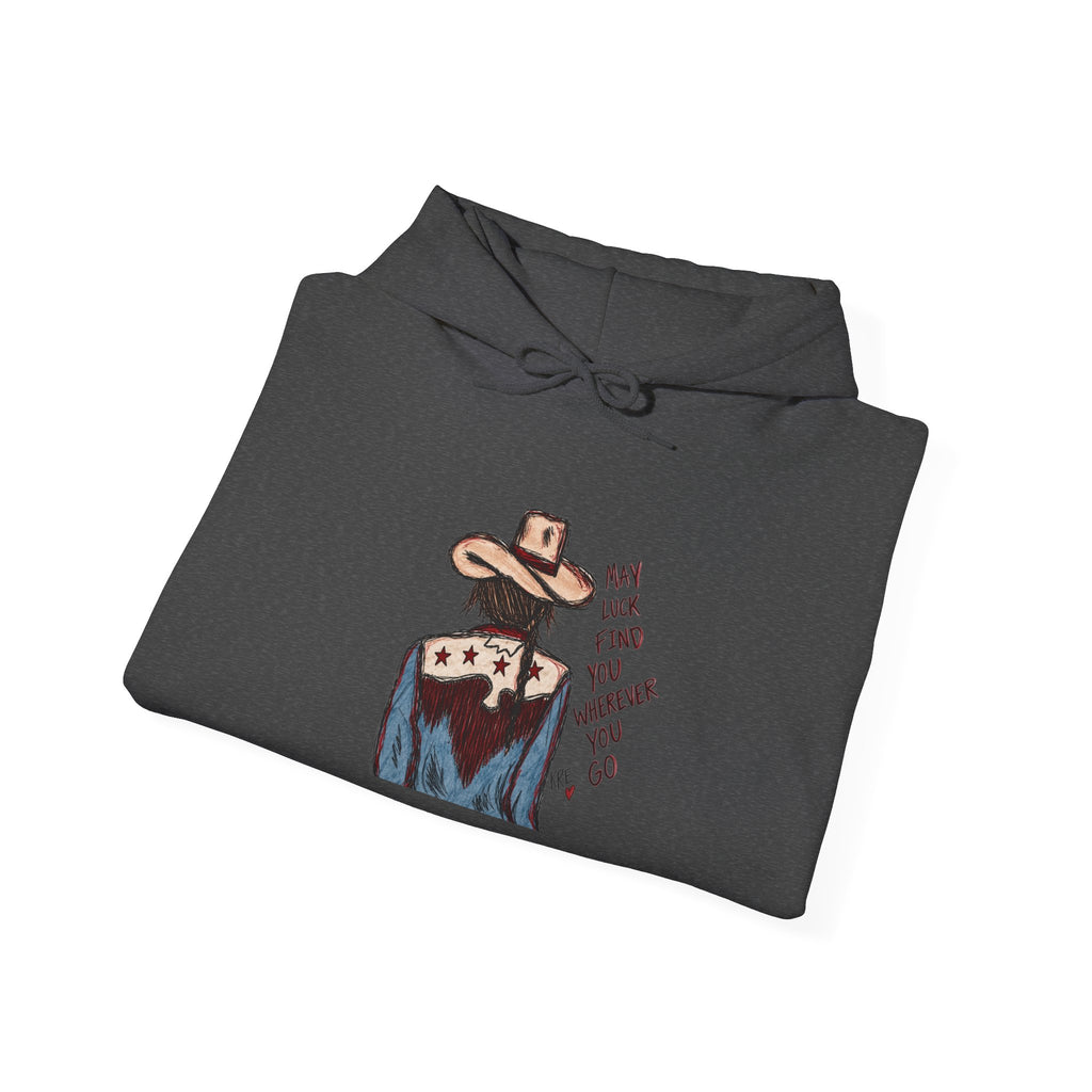 May luck find
You cowgirl hoodie