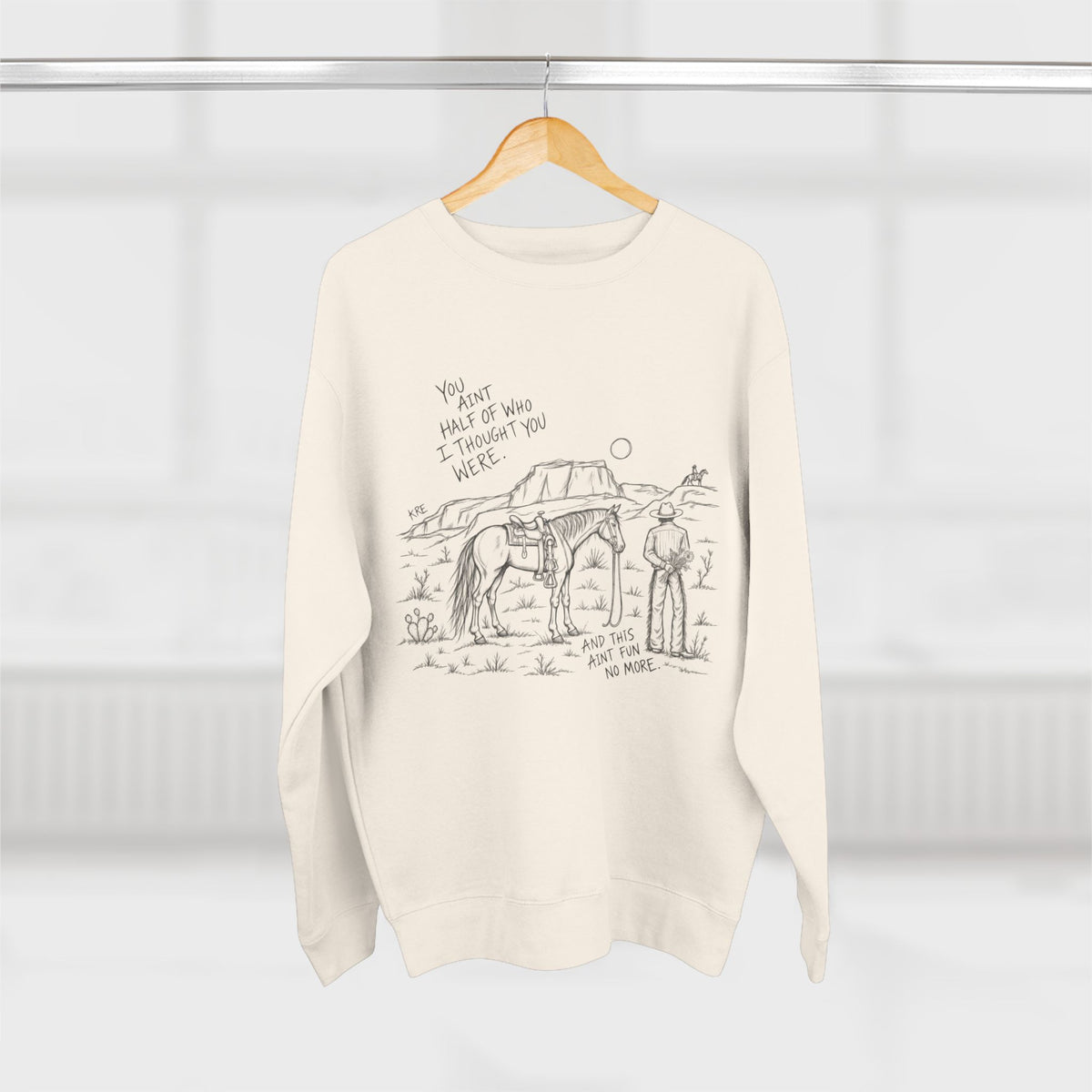 What I thought you were crewneck