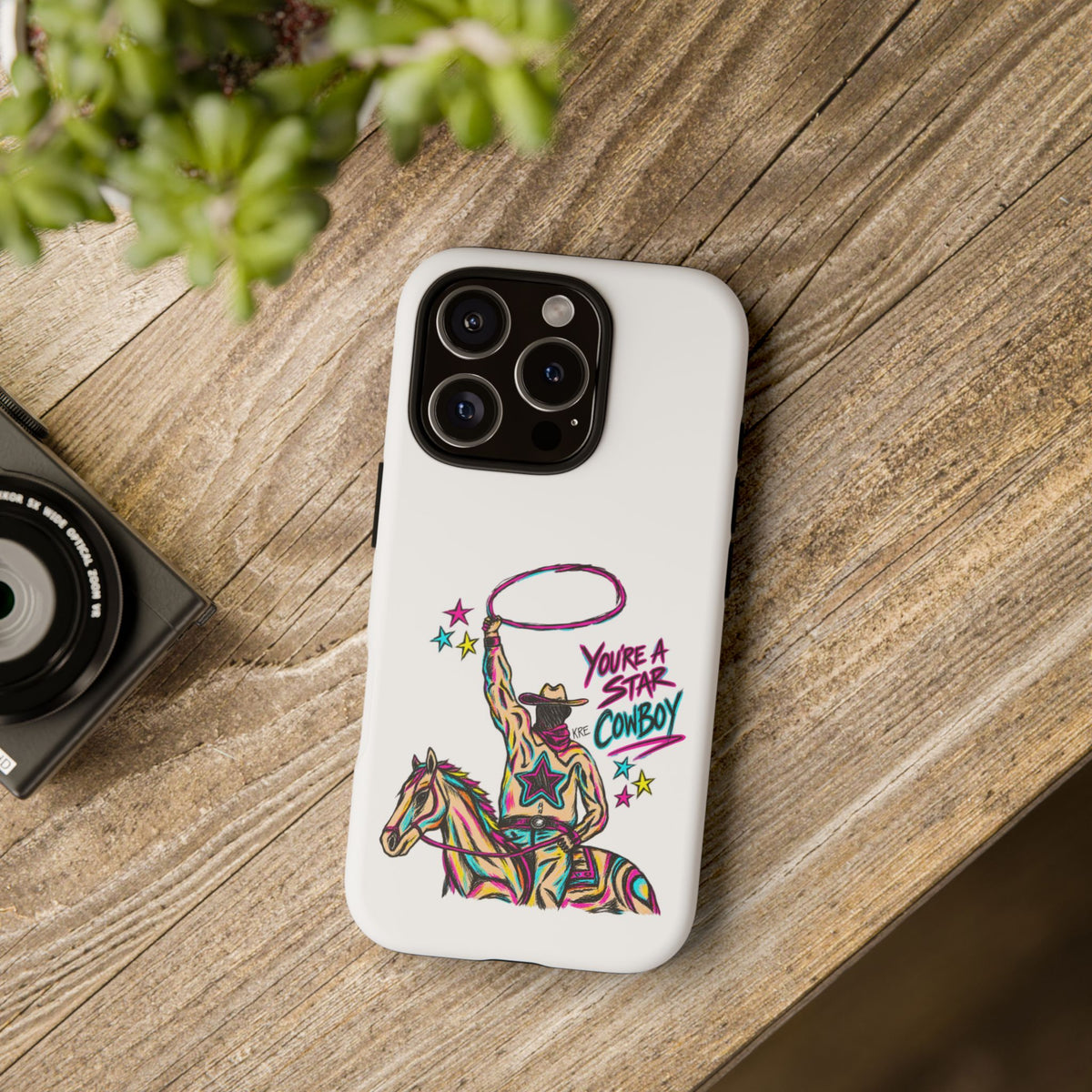 Star cowboy phone case