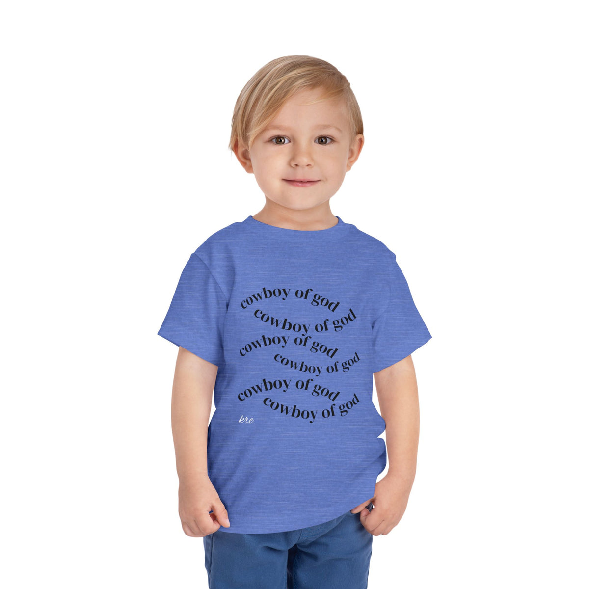 Cowboy of god Toddler Short Sleeve Tee