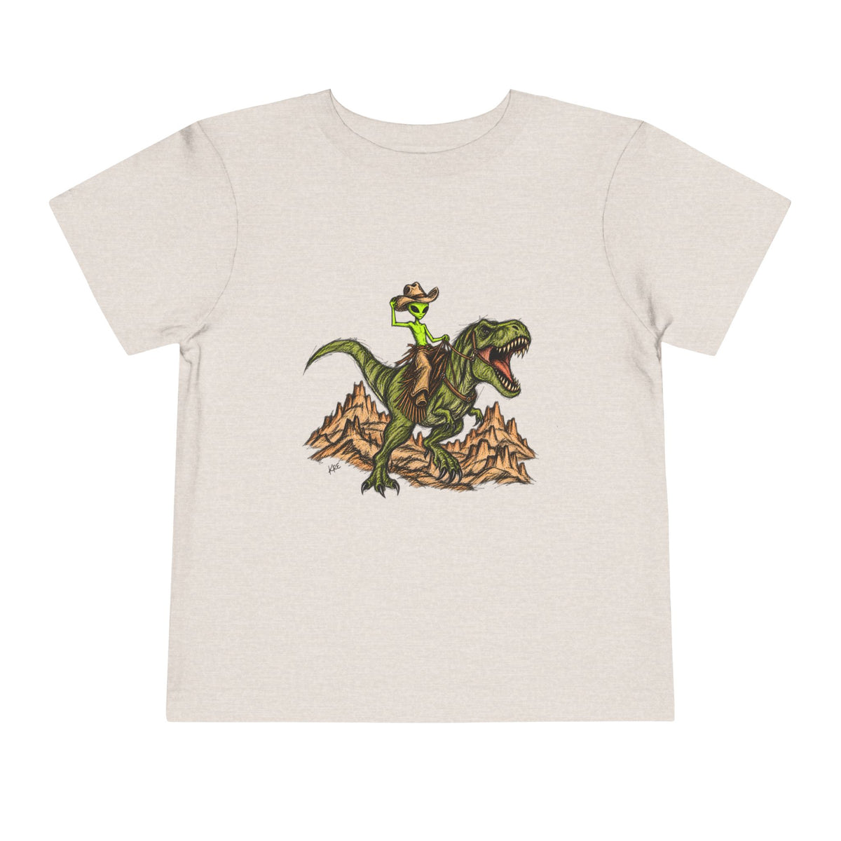 Alien outlaw toddler short sleeve