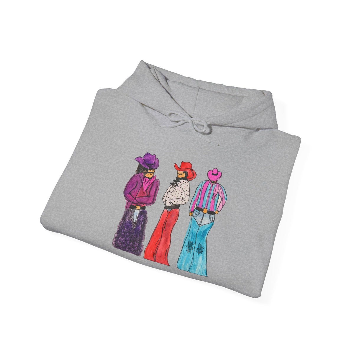 Retro cowboys hoodie