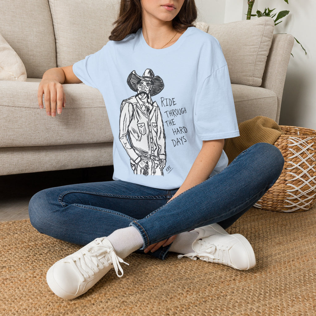 Ride through the hard days suicide prevention T-shirt