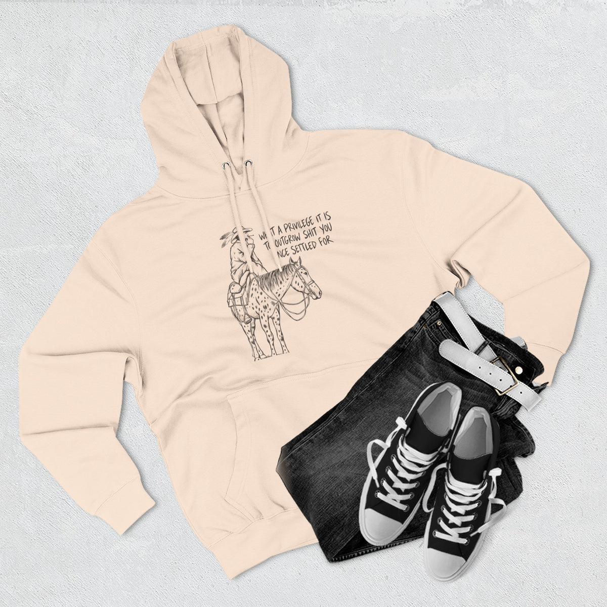 What a privilege fleece hoodie
