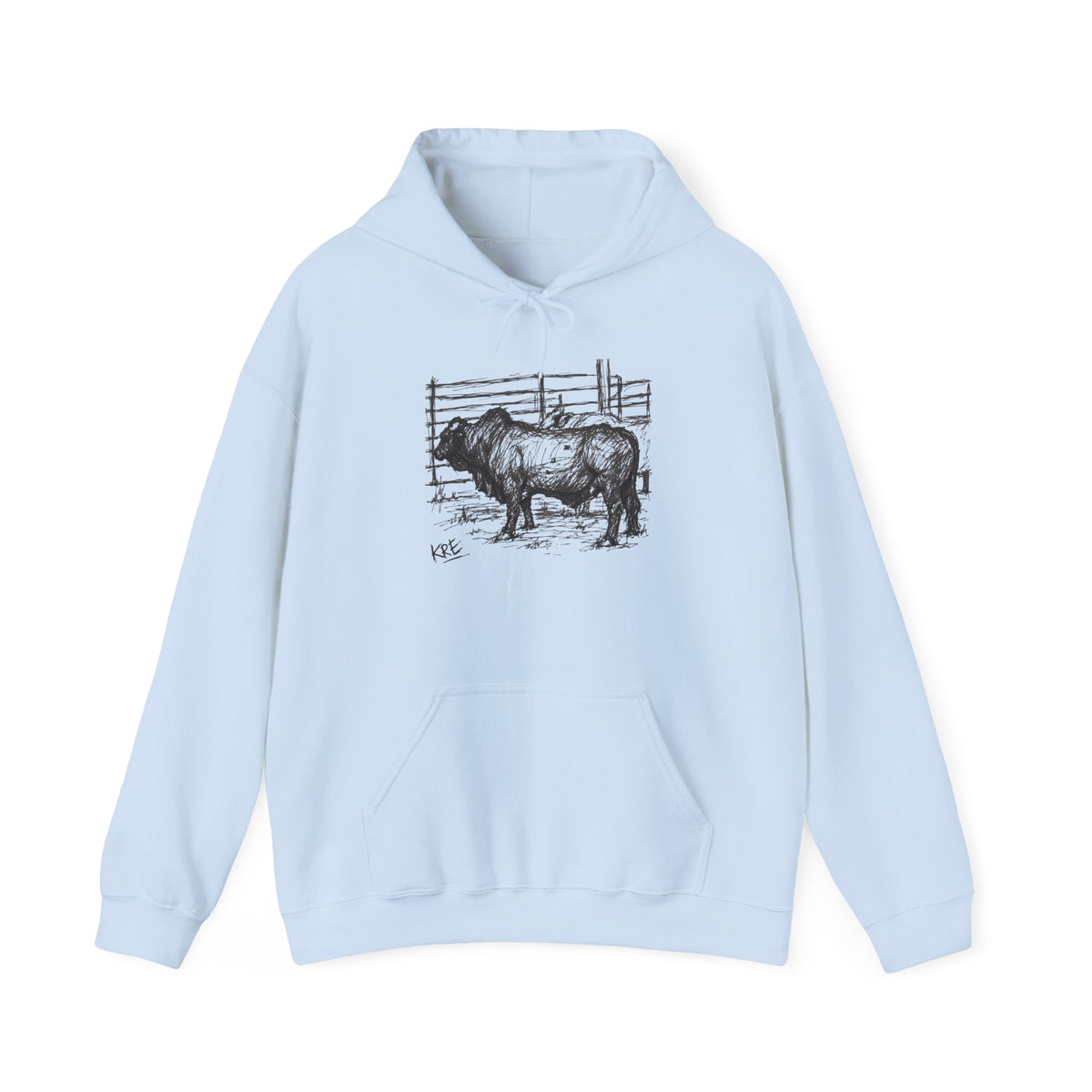 Wimberly bucking bulls Unisex Hooded Sweatshirt