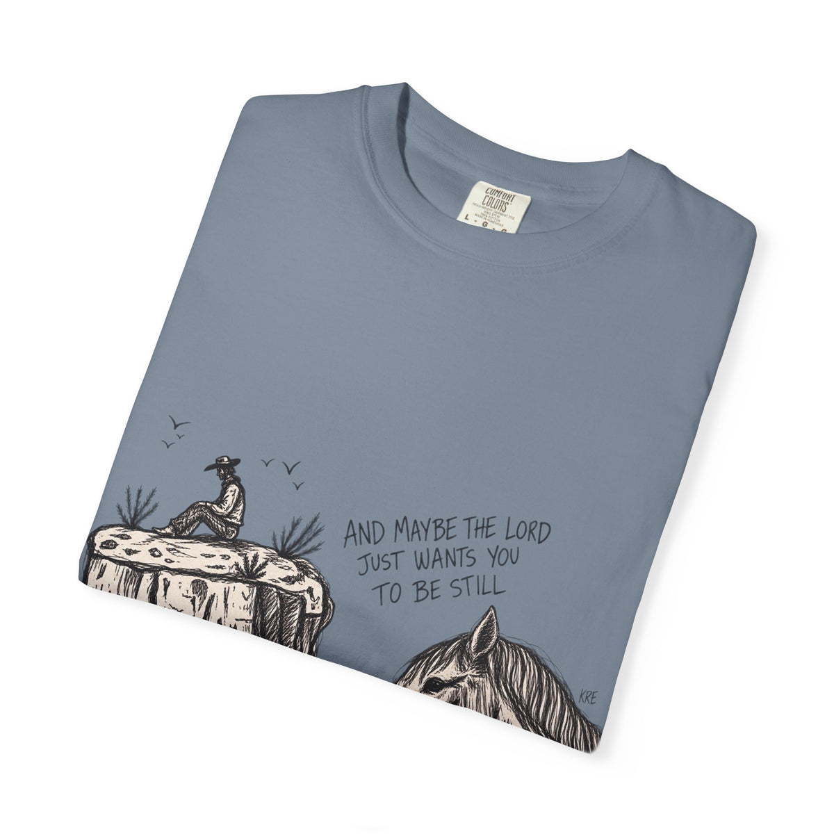In the stillness T-shirt comfort colors