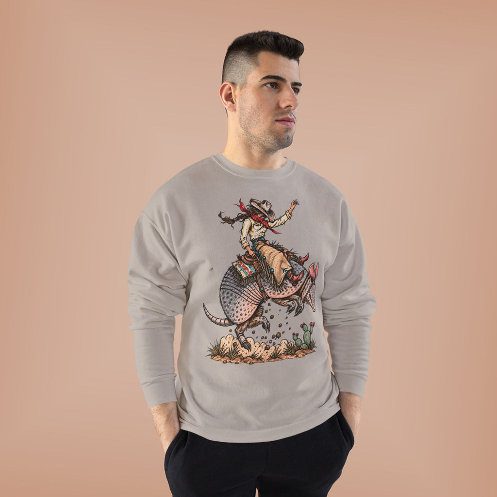 Buckin dillo crewneck