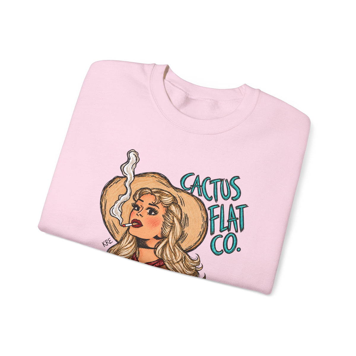 Cactus Flat Lady- Crewneck