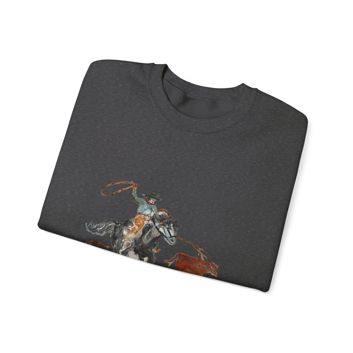 Roper Crewneck Sweatshirt watercolor by Paula Emry-burtt
