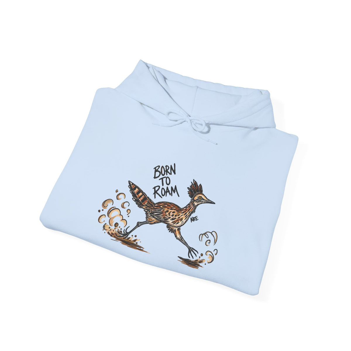 Born to roam road runner hoodie with color