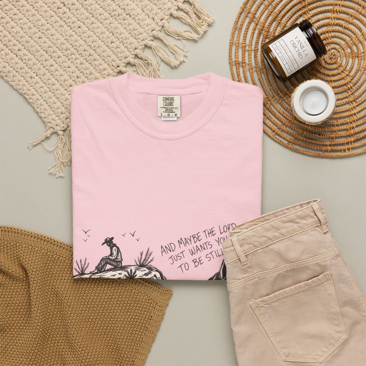 In the stillness T-shirt comfort colors
