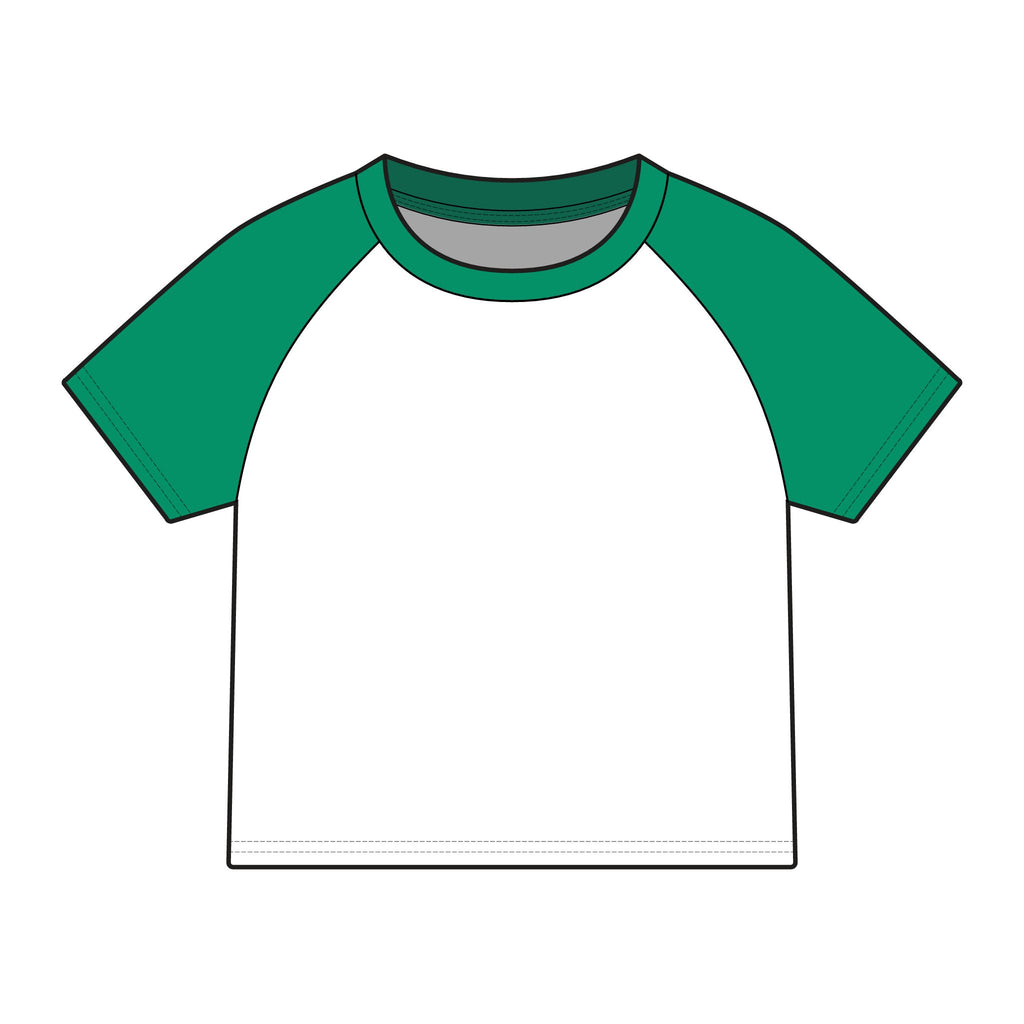 Born to Roam raglan baby tee