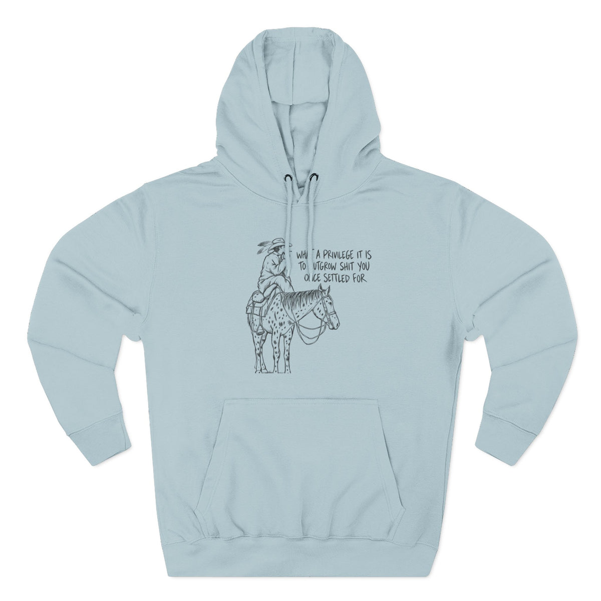 What a privilege fleece hoodie