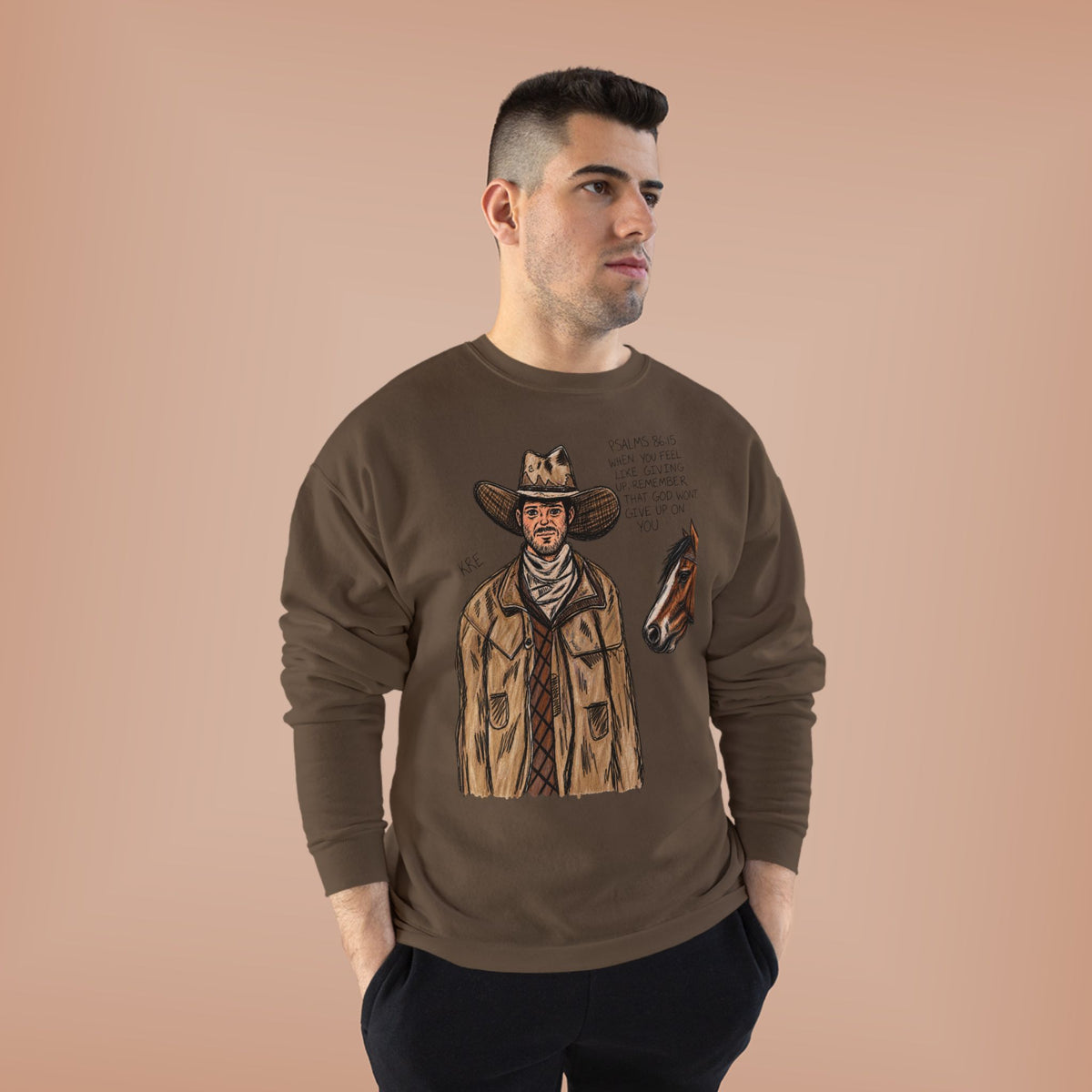 Psalms 86:15 crewneck
