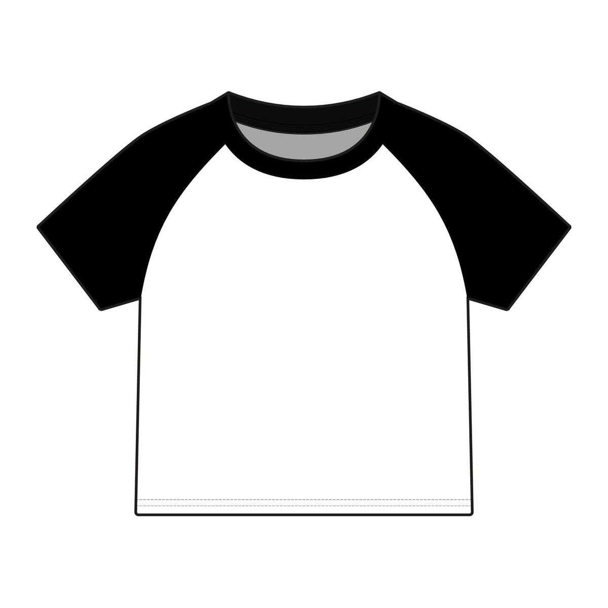 Born to Roam raglan baby tee