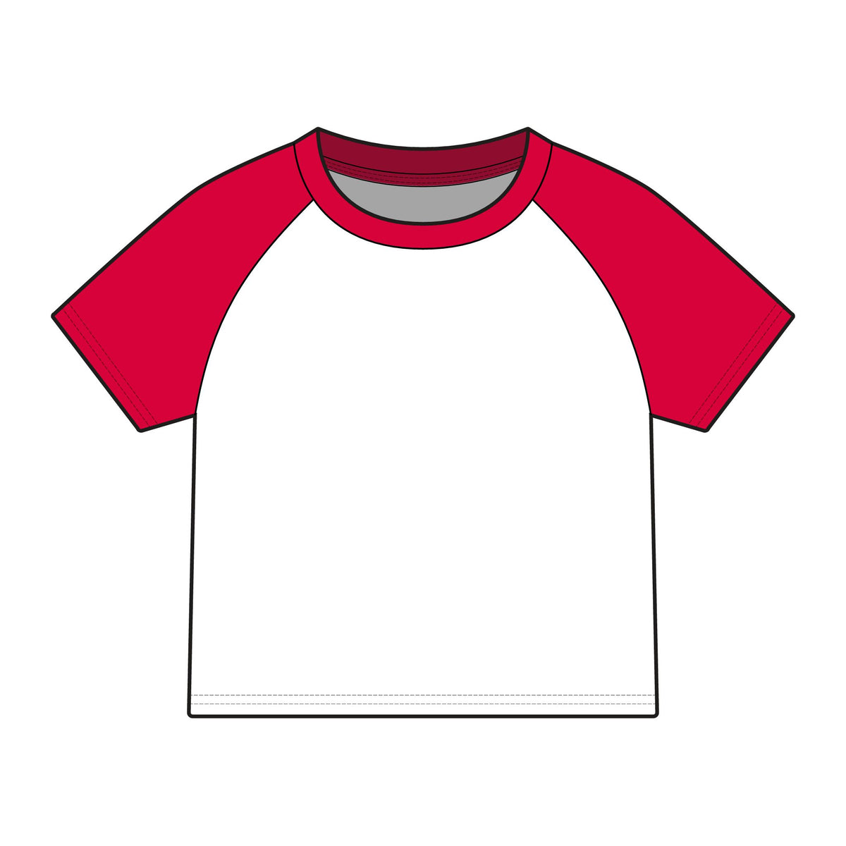 Born to Roam raglan baby tee