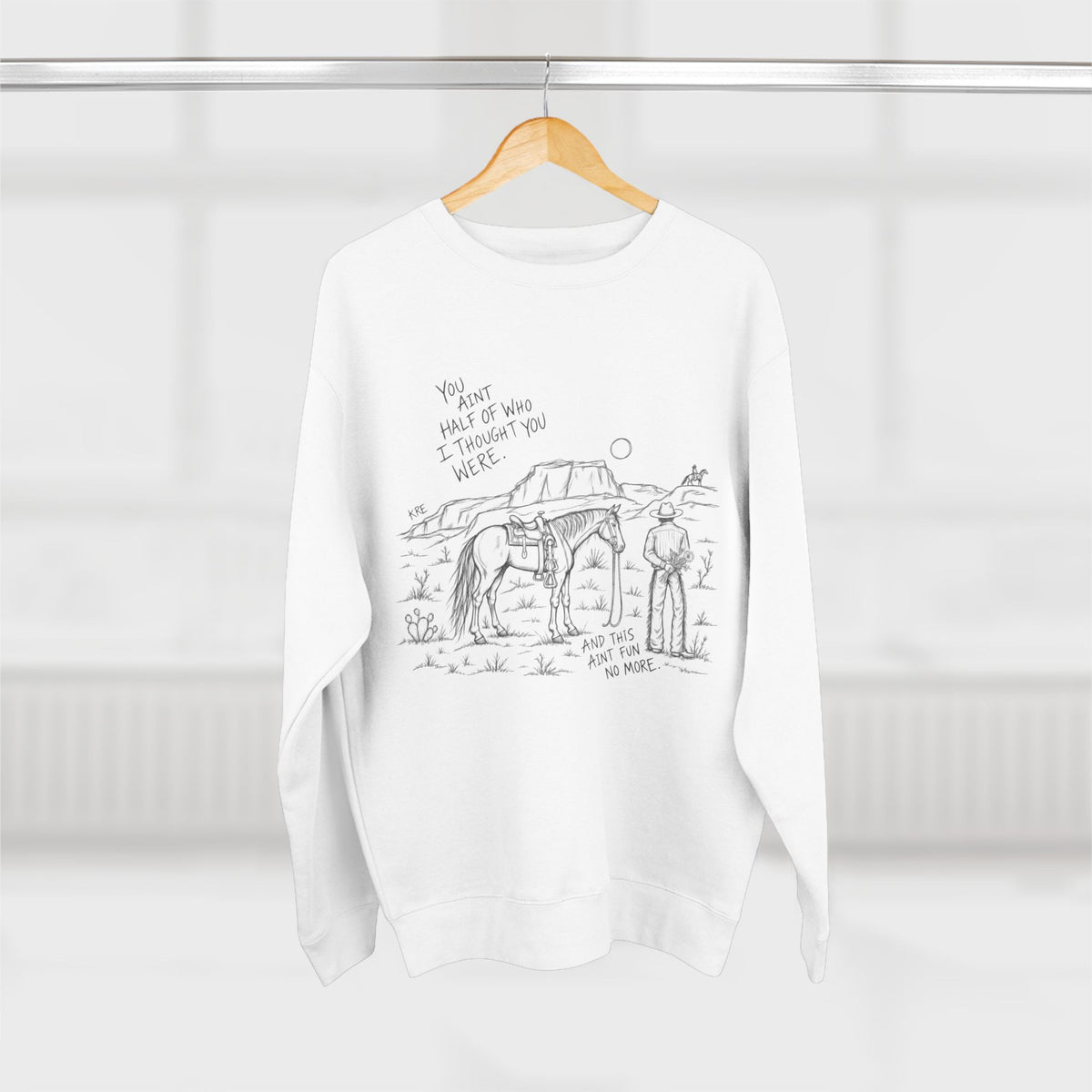 What I thought you were crewneck