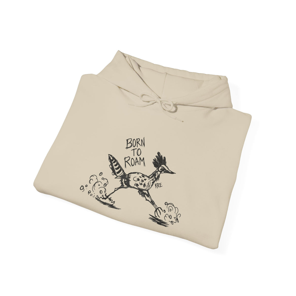 Born to roam road runner hoodie with no color