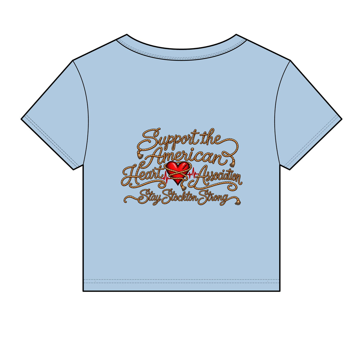 Stockton strong micro rib baby tee