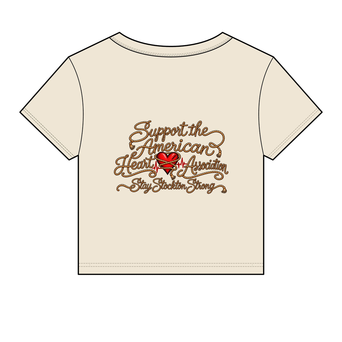 Stockton strong micro rib baby tee